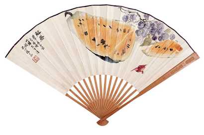 张大壮 癸卯（1963年）作 解暑 成扇